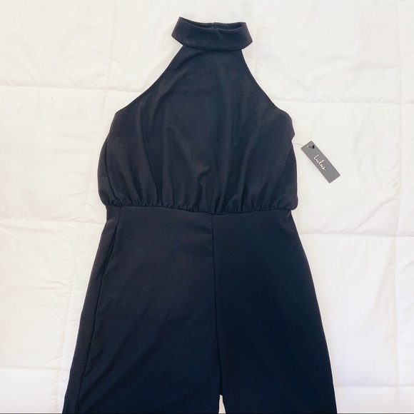 Lulus Pants - Lulu’s “Moment For Life” Black Halter Jumpsuit